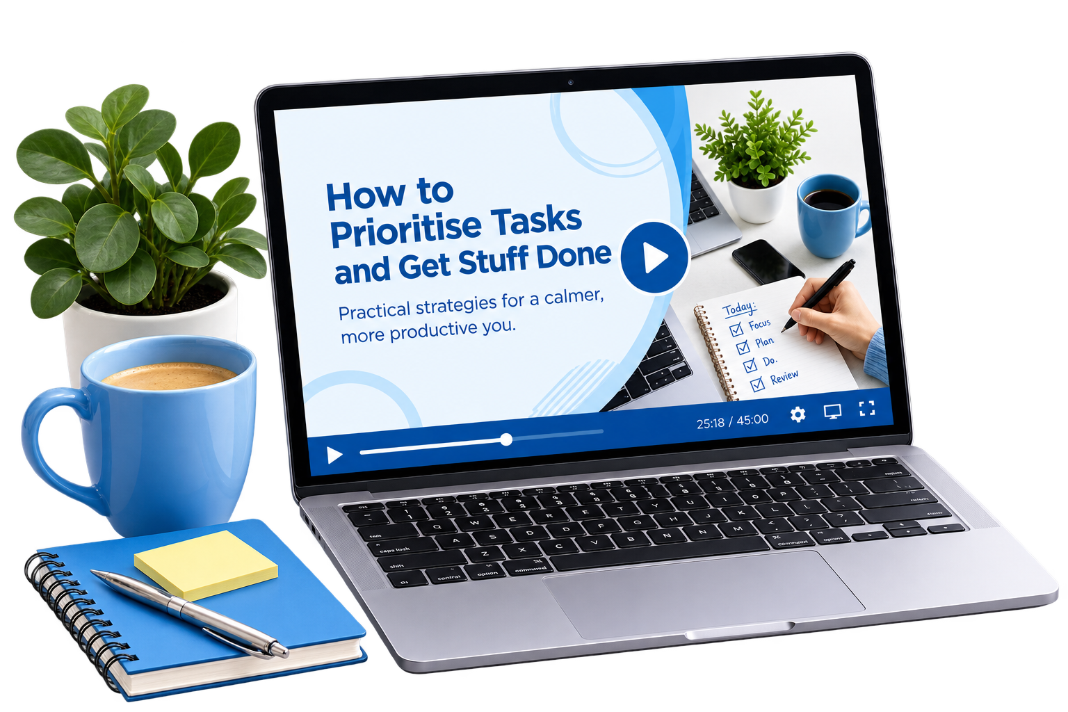 How to Prioritise Tasks and Get Stuff Done online webinar